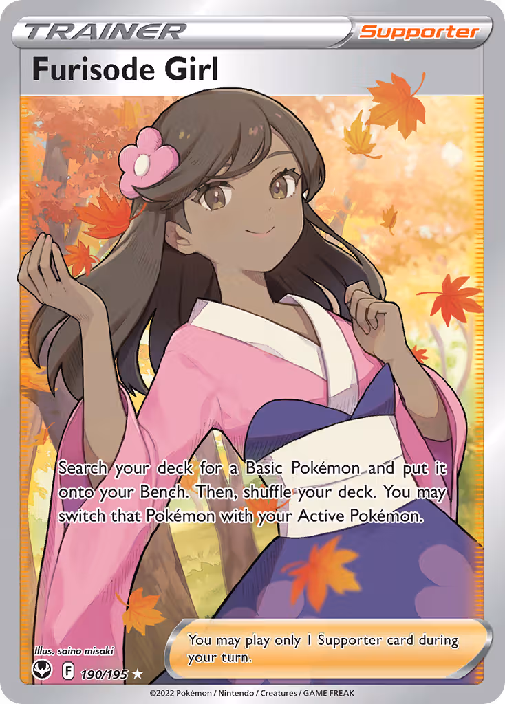 Furisode Girl 190/195 Pokemon card