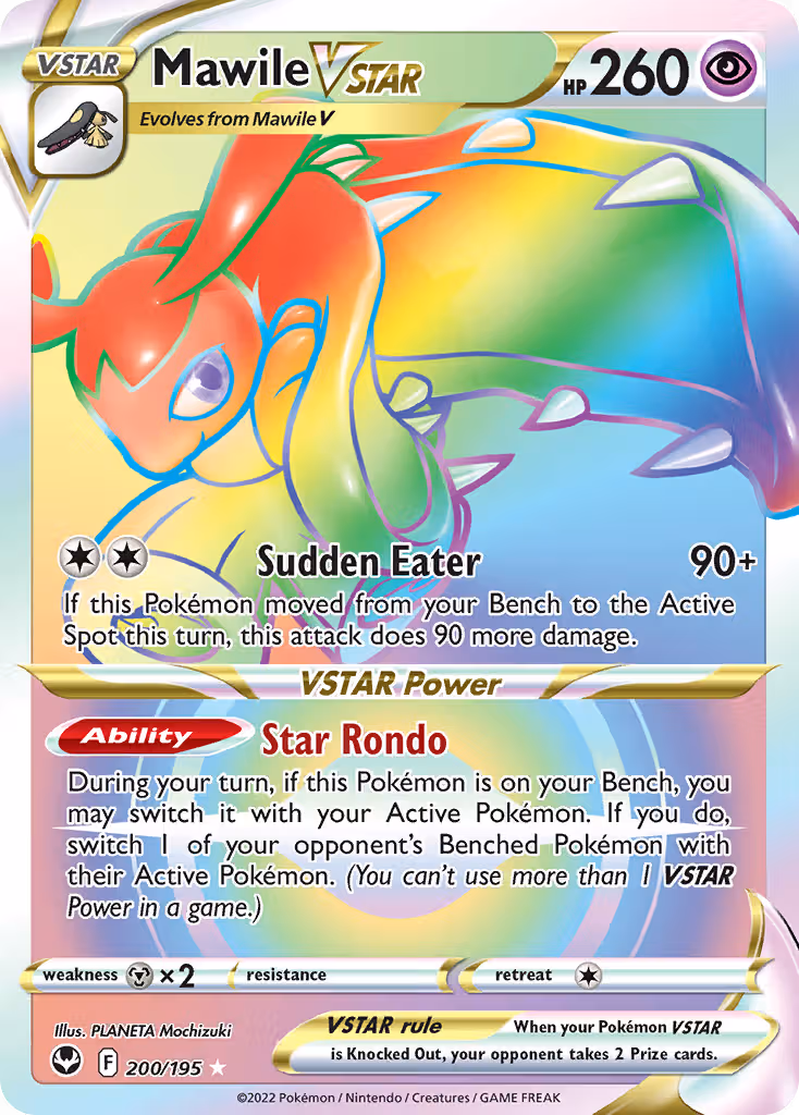 Mawile VSTAR 200/195 Pokemon card