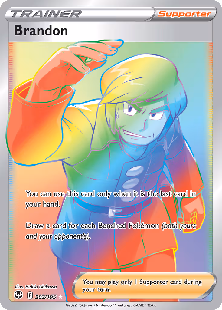 Brandon 203/195 Pokemon card