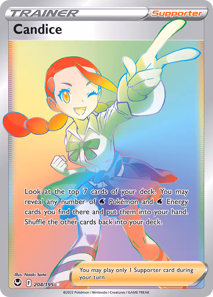 Candice 204/195 Pokemon card