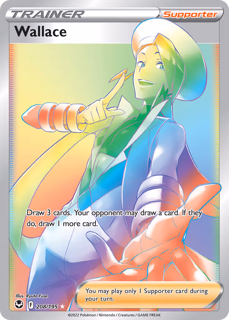 Wallace 208/195 Pokemon card