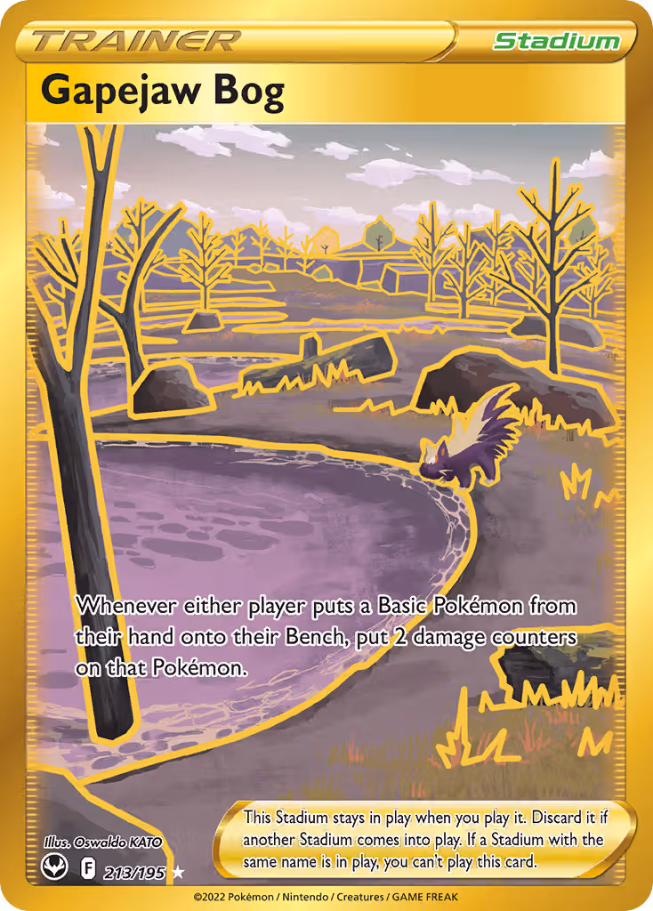 Gapejaw Bog 213/195 Pokemon card