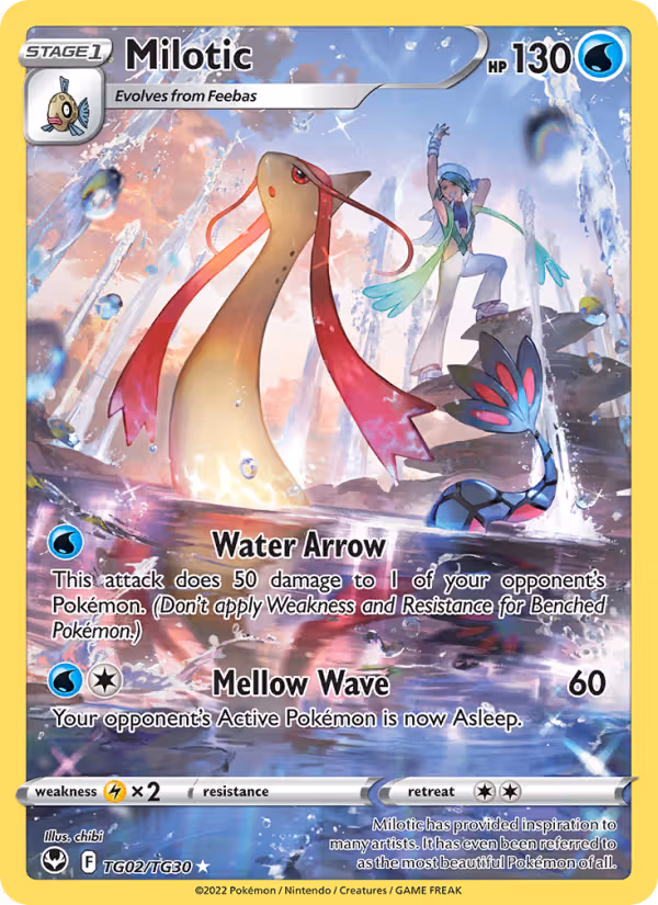 Milotic TG02 Pokemon card
