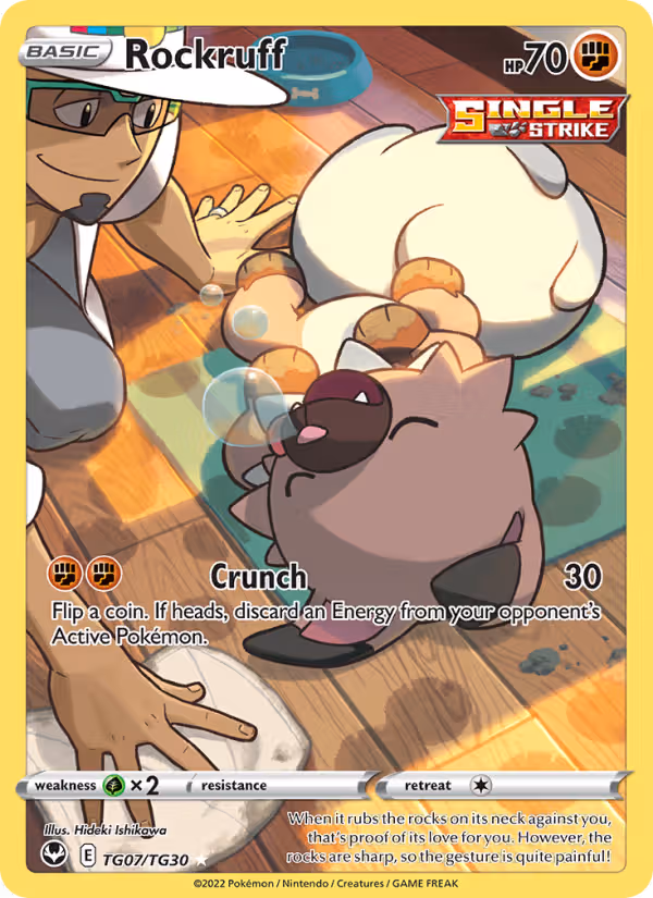 Rockruff TG07 Pokemon card