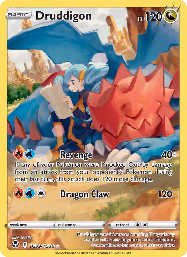 Druddigon TG09 Pokemon card