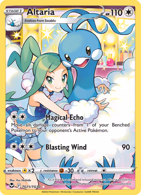 Altaria TG11 Pokemon card