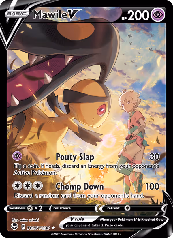 Mawile V TG17 Pokemon card