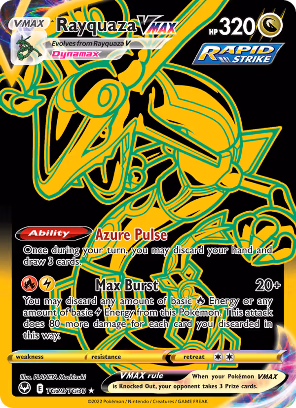 Rayquaza VMAX TG29 Pokemon card