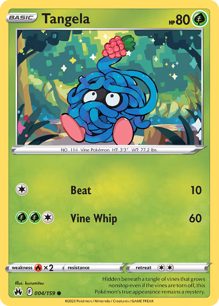 Tangela 4/159 Pokemon card