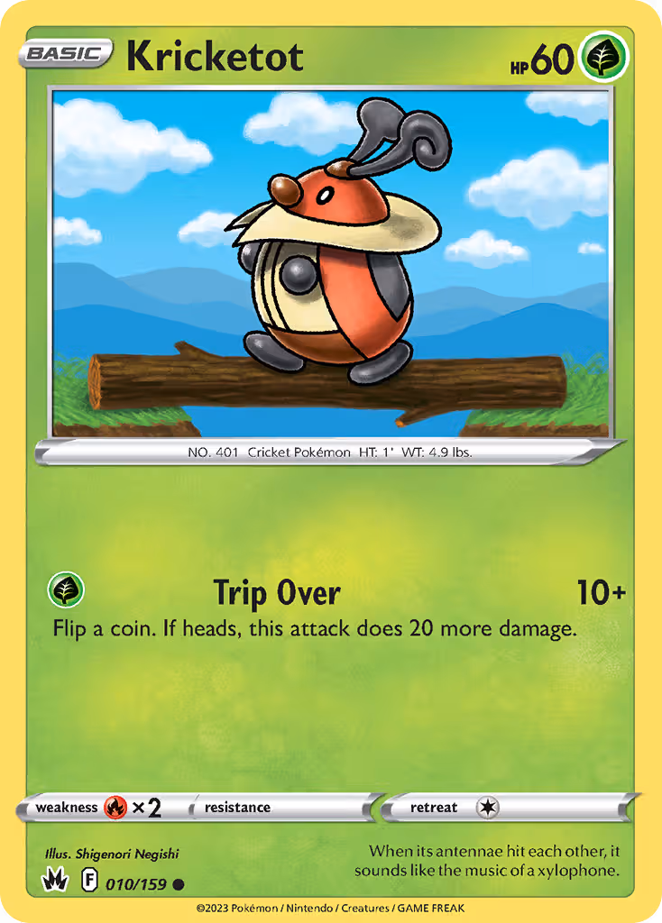 Kricketot 10/159 Pokemon card
