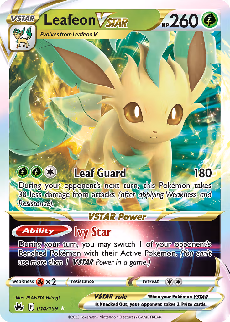 Leafeon VSTAR 14/159 Pokemon card