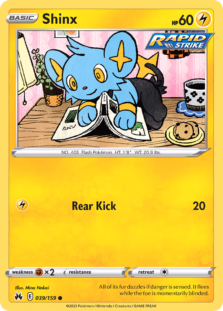 Shinx 39/159 Pokemon card
