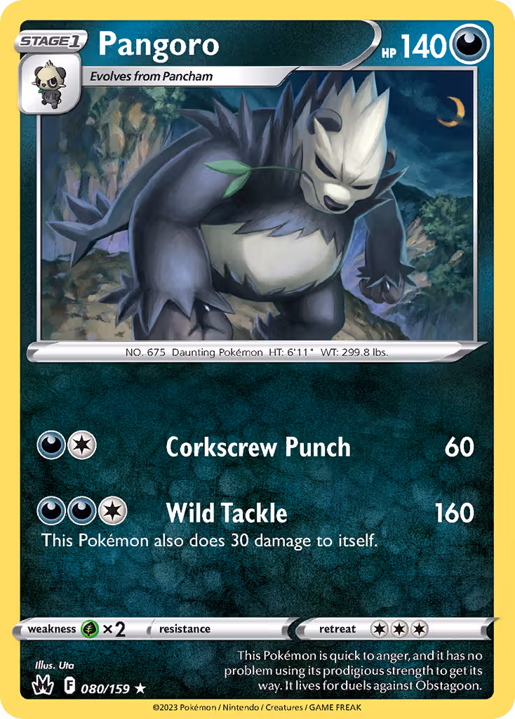 Pangoro 80/159 Pokemon card