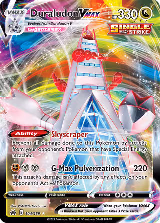Duraludon VMAX 104/159 Pokemon card