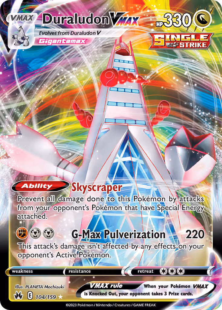 Duraludon VMAX 104/159 Pokemon card