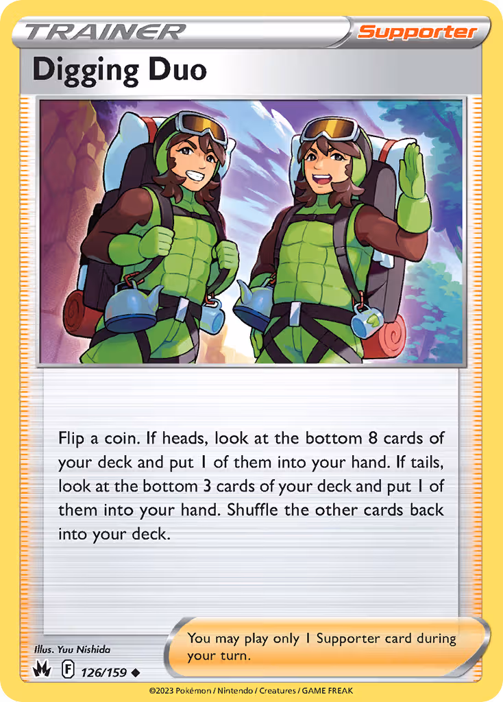 Digging Duo 126/159 Pokemon card