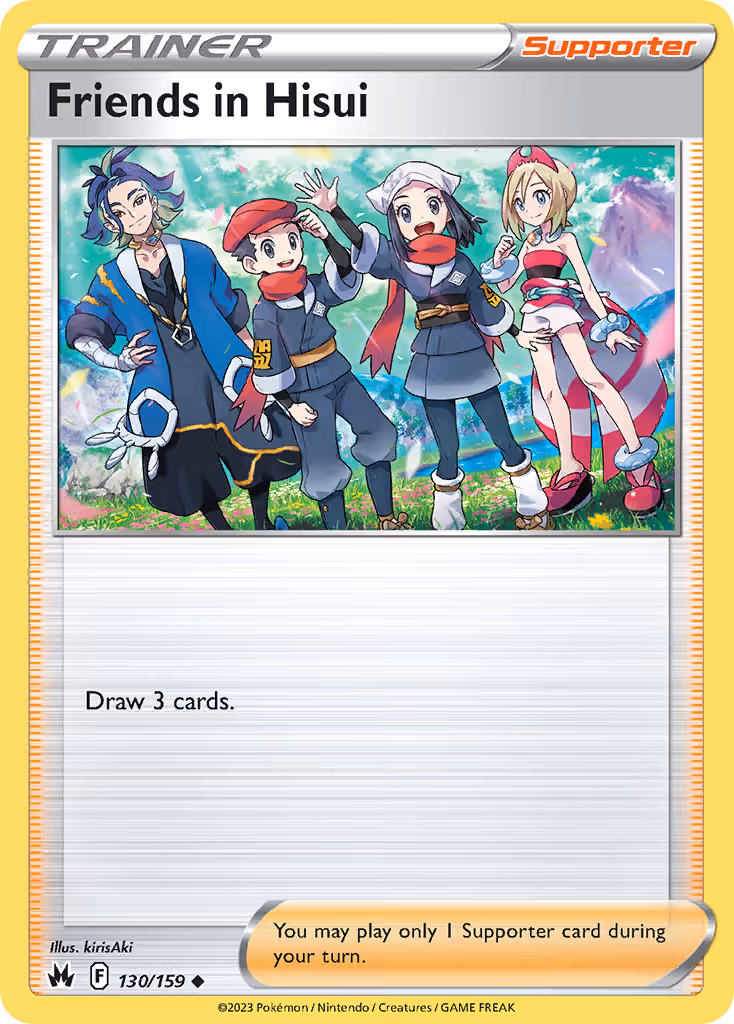 Friends in Hisui 130/159 Pokemon card