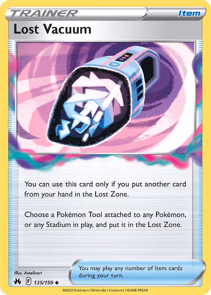 Lost Vacuum 135/159 Pokemon card