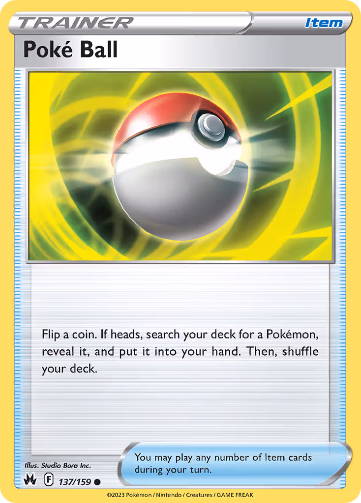 Poké Ball 137/159 Pokemon card