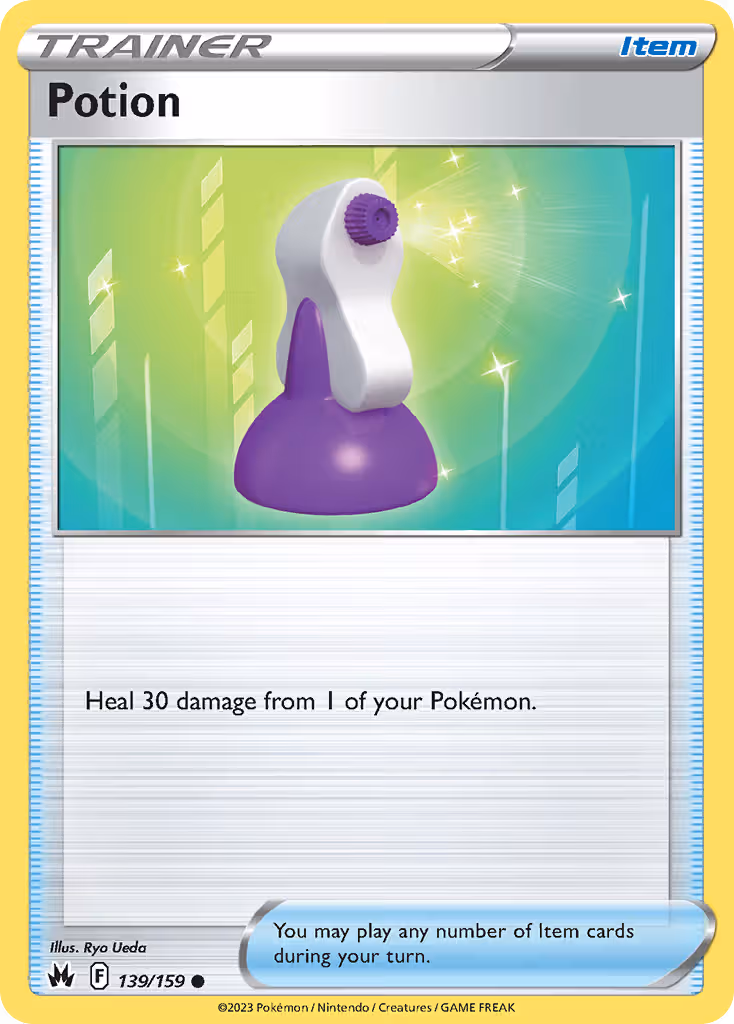 Potion 139/159 Pokemon card