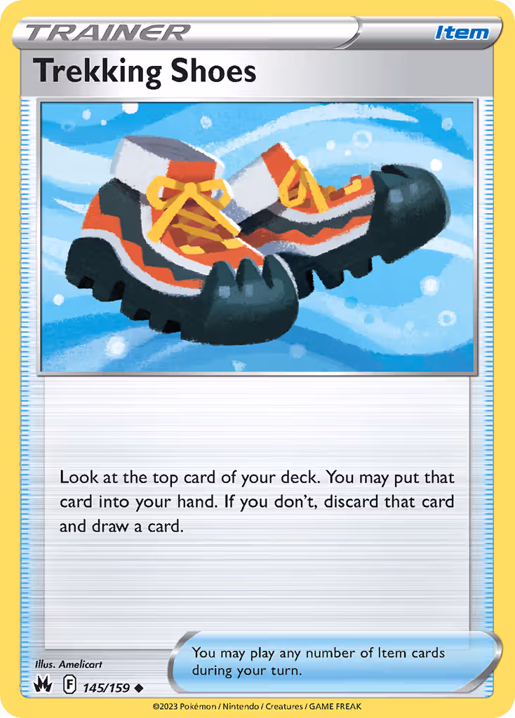 Trekking Shoes 145/159 Pokemon card