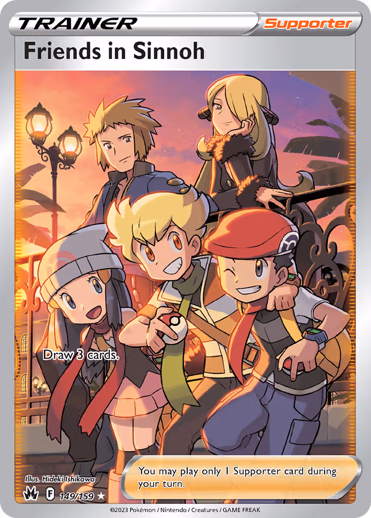 Friends in Sinnoh 149/159 Pokemon card