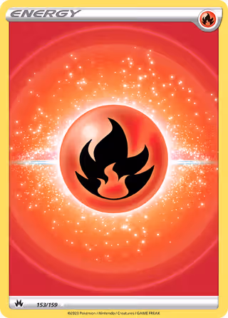 Fire Energy 153/159 Pokemon card