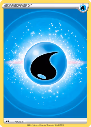 Water Energy 154/159 Pokemon card