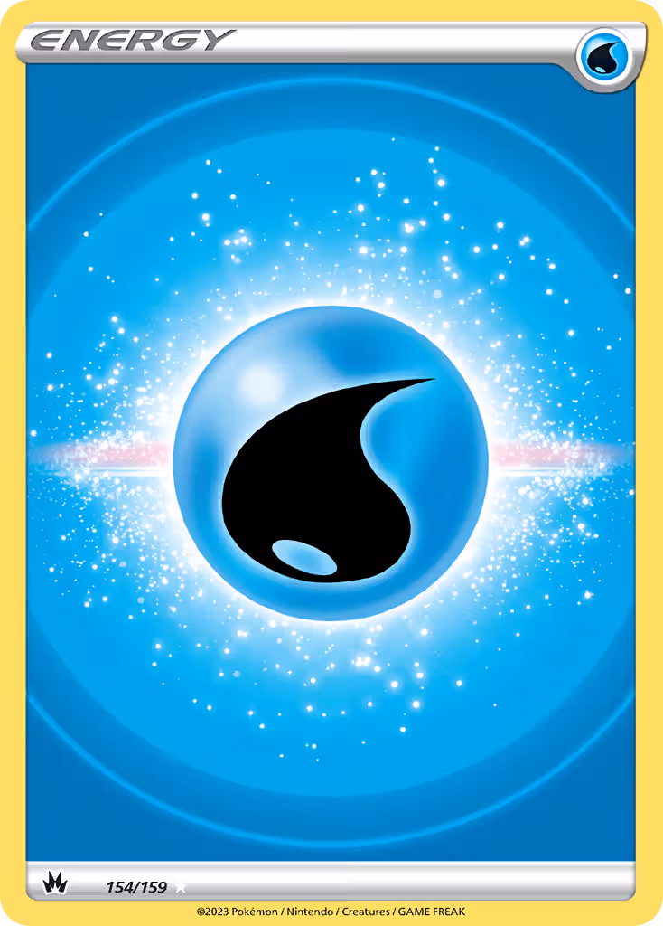 Water Energy 154/159 Pokemon card