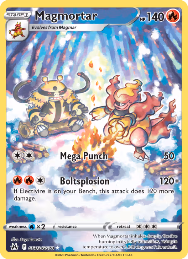 Magmortar GG03 Pokemon card
