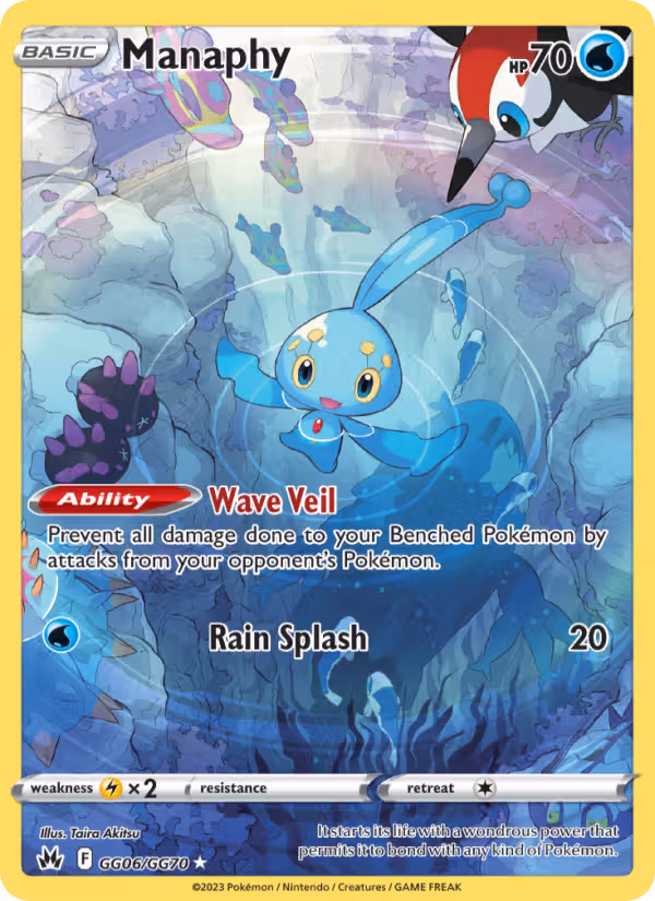 Manaphy GG06 Pokemon card
