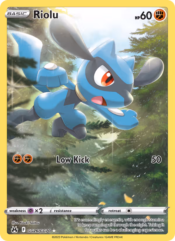 Riolu GG26 Pokemon card