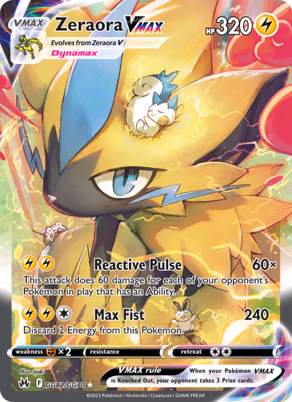 Zeraora VMAX GG42 Pokemon card
