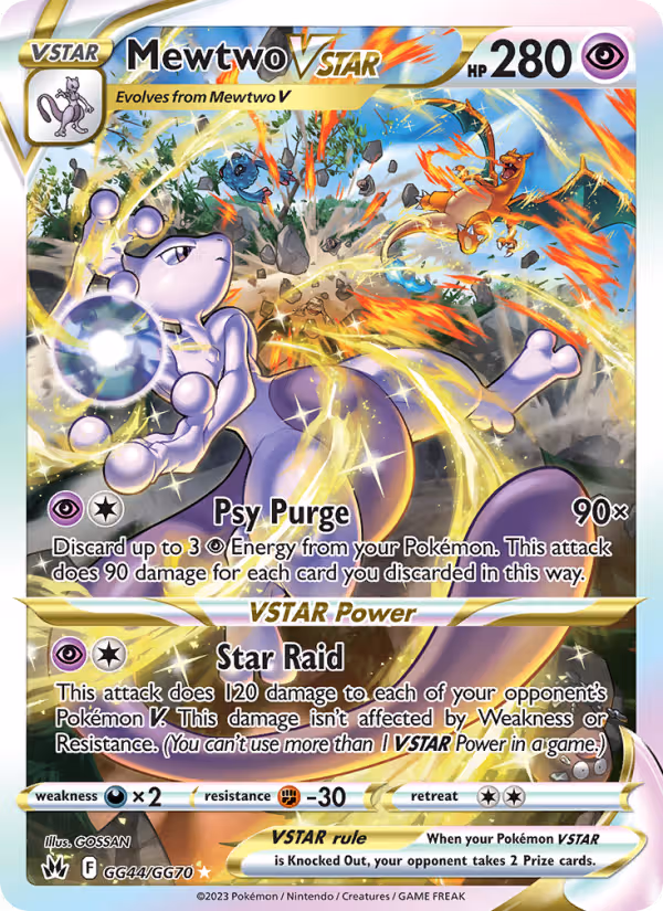 Mewtwo VSTAR GG44 Pokemon card