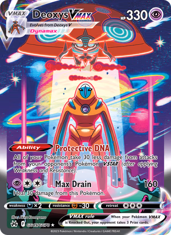 Deoxys VMAX GG45 Pokemon card