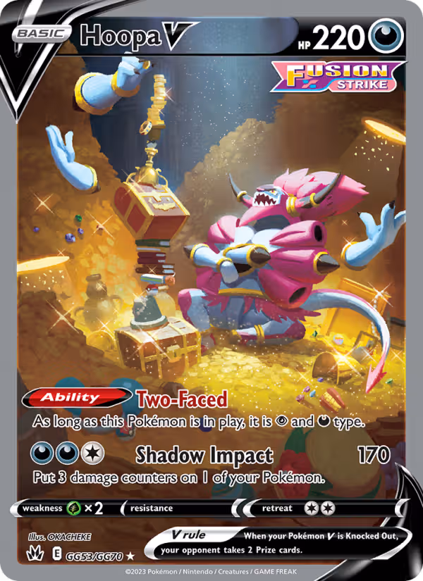 Hoopa V GG53 Pokemon card