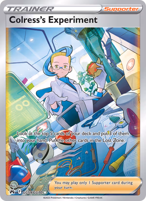 Colress's Experiment GG59 Pokemon card