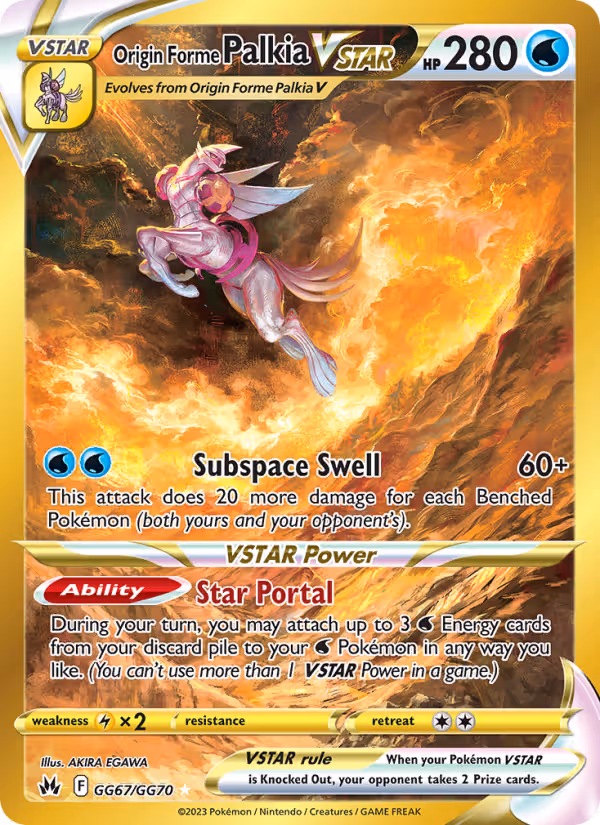 Origin Forme Palkia VSTAR GG67 Pokemon card