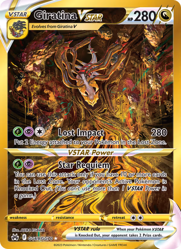 Giratina VSTAR GG69 Pokemon card