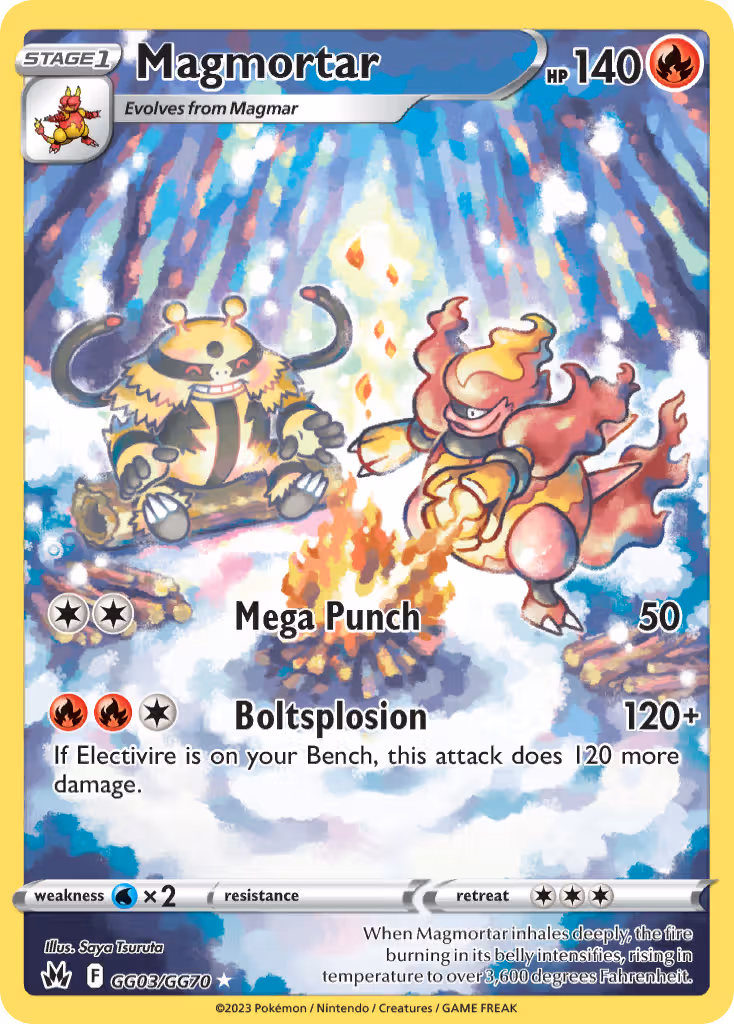 Magmortar GG03 Pokemon card