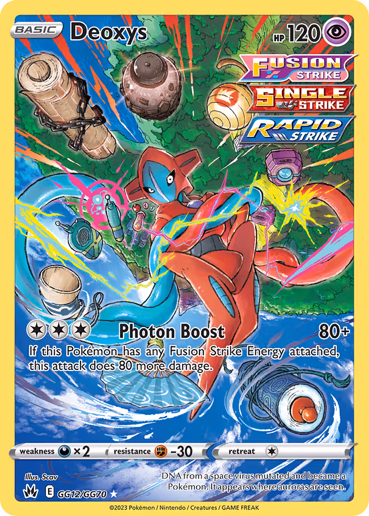 Deoxys GG12 Pokemon card
