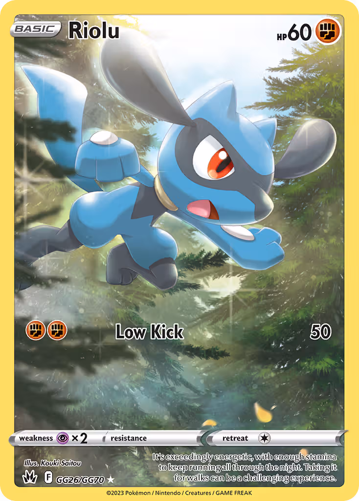 Riolu GG26 Pokemon card