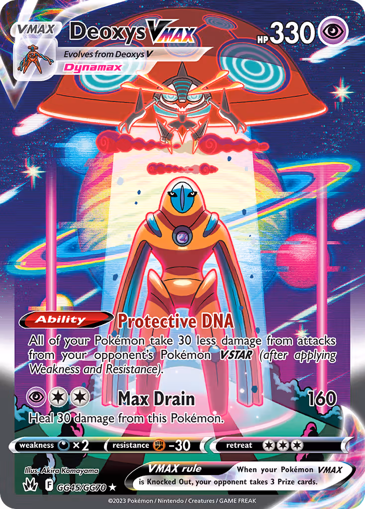 Deoxys VMAX GG45 Pokemon card