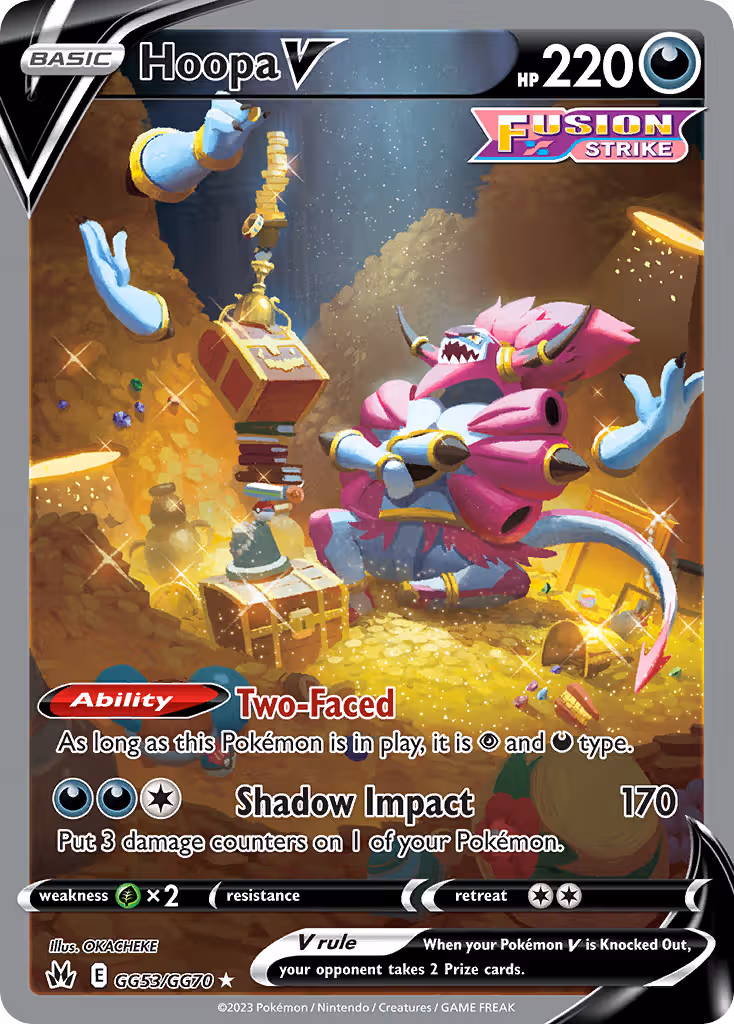 Hoopa V GG53 Pokemon card