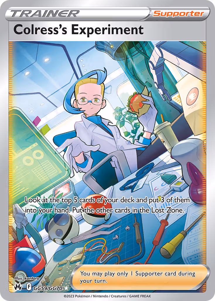Colress's Experiment GG59 Pokemon card