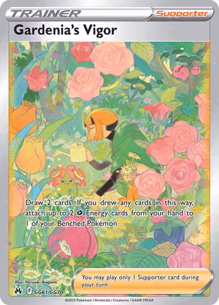 Gardenia's Vigor GG61 Pokemon card