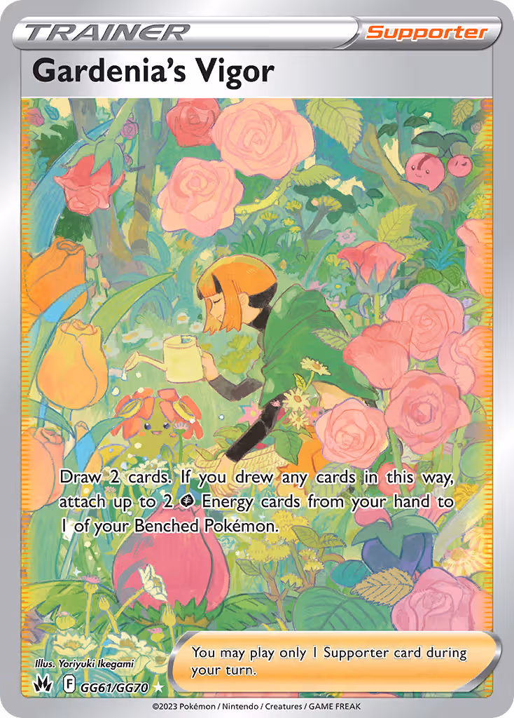 Gardenia's Vigor GG61 Pokemon card