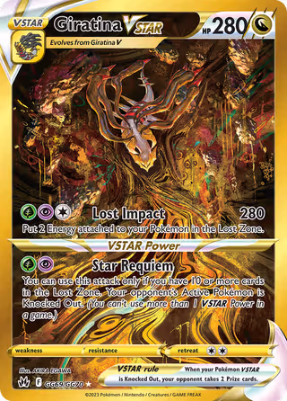Giratina VSTAR GG69 Pokemon card