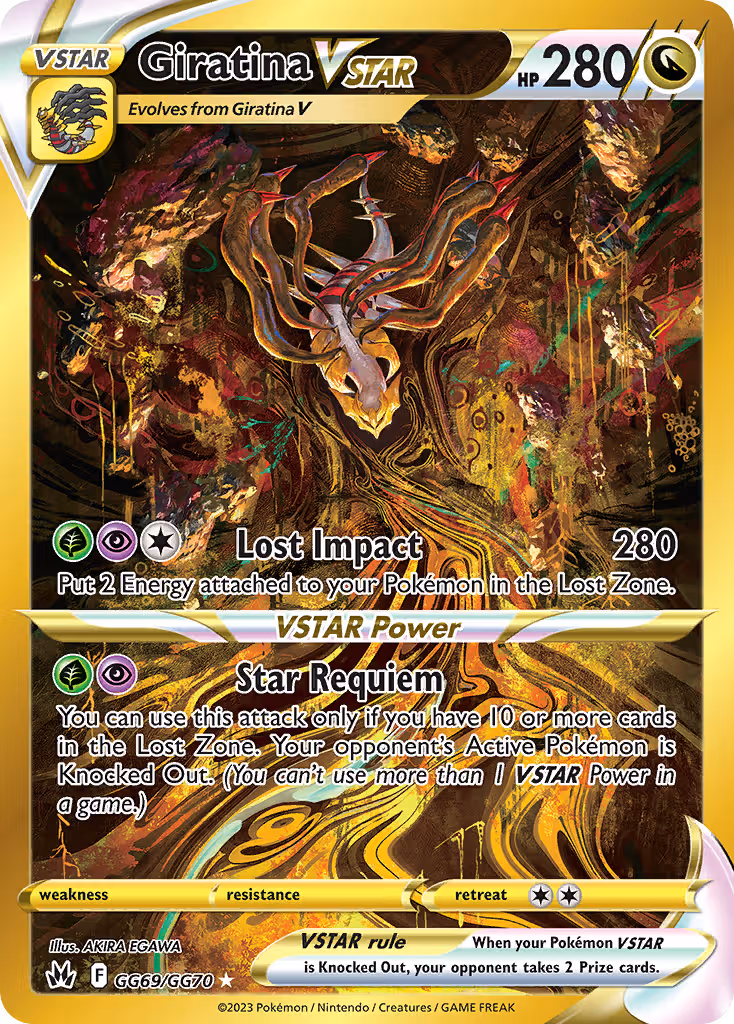 Giratina VSTAR GG69 Pokemon card
