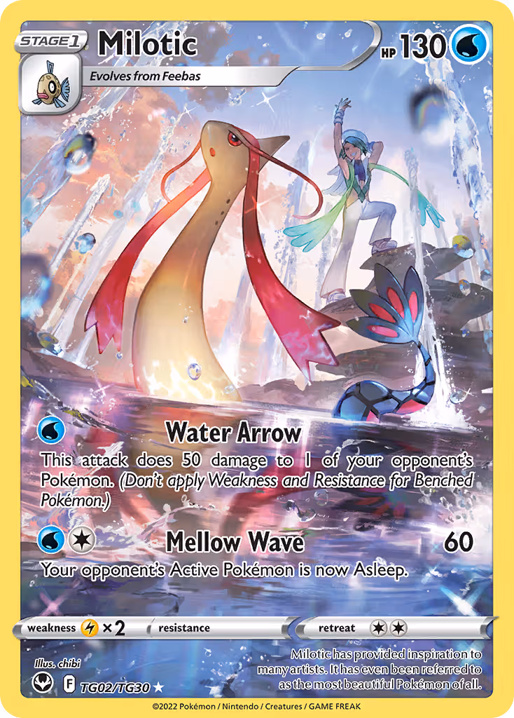 Milotic TG02 Pokemon card